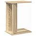 Tavolino Rovere Sonoma 35 x 25 x 50 cm Legno multistrato - Foto miniatura 1