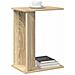 Tavolino Rovere Sonoma 35 x 25 x 50 cm Legno multistrato - Foto miniatura 3