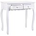 Mobile Da Ingresso In Legno Con 2 Cassetti Bianchi 80x40x75 - Foto miniatura 6