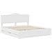 Struttura del letto Bianco 180 x 200 cm Legno Ingegnerizzato - Foto miniatura 4