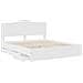 Struttura del letto Bianco 180 x 200 cm Legno Ingegnerizzato - Foto miniatura 5