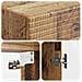 Mobiletto a muro Legno antico 33 x 34,5 x 90 cm - Foto miniatura 6