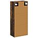 Mobile lavabo da parete Rovere Fumo 35 x 20 x 81 cm - Foto miniatura 3