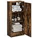 Mobile lavabo da parete Rovere Fumo 35 x 20 x 81 cm - Foto miniatura 4