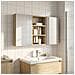 Set di Armadi da Bagno con lo scaffale 3 pcs 90 x 10,5 x 50 cm - Foto miniatura 2