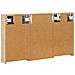 Set di Armadi da Bagno con lo scaffale 3 pcs 90 x 10,5 x 50 cm - Foto miniatura 9