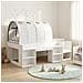 Letto alto per bambini con storage Bianco Legno ingegnerizzato - Foto miniatura 2