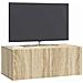 Mobile Porta TV da Muro Rovere Sonoma 78,5 x 41 x 30 cm - Foto miniatura 2