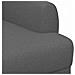 Loveseat con bottoni imbottiti Grigio Scuro 116 x 67 x 80 cm - Foto miniatura 6