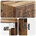 Set di armadi 2 pcs Legno antico Legno ingegnerizzato - Foto miniatura 7