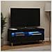 Mobile TV LED Nero Legno ingegnerizzato - Foto miniatura 2