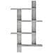Scaffale da parete Grigio Cemento 61 x 13,5 x 105 cm - Foto miniatura 2