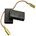 Spazzole di carbone per Virutex AB111N - 5 x 11 x 19 mm - coppia - Foto miniatura 2