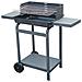 Barbecue a legna con ruote per esterno con due piani - Foto miniatura 4