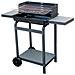 Barbecue a legna con ruote per esterno con due piani - Foto miniatura 2