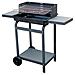Barbecue a legna con ruote per esterno con due piani - Foto miniatura 1