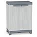 Armadio Base 700 uw basso 2 ante e 2 ripiani L70 x P43,8 x H97,6 - Foto miniatura 1