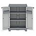 Armadio Base 700 uw basso 2 ante e 2 ripiani L70 x P43,8 x H97,6 - Foto miniatura 2