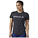El Logo Marble Tee Black T-shirt Allenamento Donna Taglia L - Foto miniatura 5