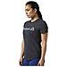 El Logo Marble Tee Black T-shirt Allenamento Donna Taglia L - Foto miniatura 6