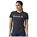 El Logo Marble Tee Black T-shirt Allenamento Donna Taglia L - Foto miniatura 1