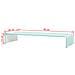 Supporto TV / Rialzo Monitor in Vetro Verde 90x30x13 cm - Foto miniatura 4