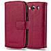 Custodia Compatibile Con Samsung Galaxy S3 / S3 Neo In Rosso Vinaccia - Coperchio Protettiva Con Chiusura Magnetica, Funzione Stand E Tasca Per Le Carte - Foto miniatura 4