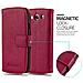 Custodia Compatibile Con Samsung Galaxy S3 / S3 Neo In Rosso Vinaccia - Coperchio Protettiva Con Chiusura Magnetica, Funzione Stand E Tasca Per Le Carte - Foto miniatura 5