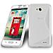 Custodia Compatibile Con Lg L70 In Magnesio Bianco - Coperchio Protettivo In Silicone Tpu Flessibile - Foto miniatura 1