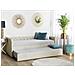 Letto Da Giorno In Tessuto Beige 80x200cm Libourne - Foto miniatura 9
