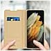 Custodia Samsung Galaxy S21 Ultra Portafoglio Flip Funzione Supporto - Oro - Foto miniatura 5
