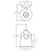 Applique Da Parete Per Bagno 1 Luce Cromo Lucido Ip44, G9 - Foto miniatura 1