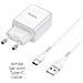 Carica Batteria Universale Travel Charger 5v 10watt + Cavo Type-c Usb 1 Metro - Foto miniatura 1