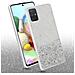 Custodia Compatibile Con Samsung Galaxy A71 5g In Trasparente Con Glitter - Coperchio Protettivo In Silicone Tpu Flessibile Con Glitter Scintillanti - Foto miniatura 3
