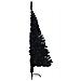 Albero Di Natale Artificiale A Metà Con Base Nero 120 Cm Pvc - Foto miniatura 2