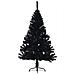 Albero Di Natale Artificiale A Metà Con Base Nero 120 Cm Pvc - Foto miniatura 9
