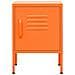 Comodino Arancione 35x35x51 Cm In Acciaio - Foto miniatura 2