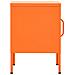 Comodino Arancione 35x35x51 Cm In Acciaio - Foto miniatura 5