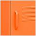 Comodino Arancione 35x35x51 Cm In Acciaio - Foto miniatura 6