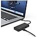 Dock da viaggio USB C 5in1 Type-c 5000 Mbit /s Nero - Foto miniatura 8