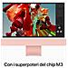 iMac (2023) Display Retina 23.5" 4,5K Chip M3 CPU 8-core GPU 10-core Ram 8GB SSD 256 GB Colore Rosa - Foto miniatura 3