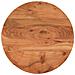 Piano Per Tavolo 60x2,5 Cm Rotondo In Legno Massello Di Acacia - Foto miniatura 1
