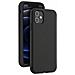 Cover Per Iphone 12/12 Pro Rigida In Silicone Soft Touch, Nero - Foto miniatura 2