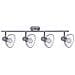 Lampadario Aje-gizel 4p Argentato Metallo 40 W 230 V - Foto miniatura 1