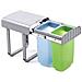 Pattumiera Estraibile Aladin2 Due Secchi Da 8 Litri - Foto miniatura 1