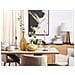 Vaso Decorativo Cercei Gres Porcellanato 20 Cm Oro - Foto miniatura 1