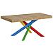 Tavolo Allungabile 90x130/234 Cm Volantis Premium Quercia Natura Telaio 4/b - Foto miniatura 1
