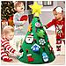 Albero di Natale Giocattolo per Bambini in Feltro con 15 Addobbi Natalizi 70 cm - Foto miniatura 1