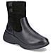 Black Casual Closed Booties Stivaletti Pelle Scarpe Donna Nero Eu 37, D6681-01 - Foto miniatura 2