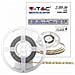 Strip LED 12V, SMD2835, 17W /m, 204 led /m, IP20, Larghezza 10mm - V-TAC VT-2835 - Foto miniatura 1